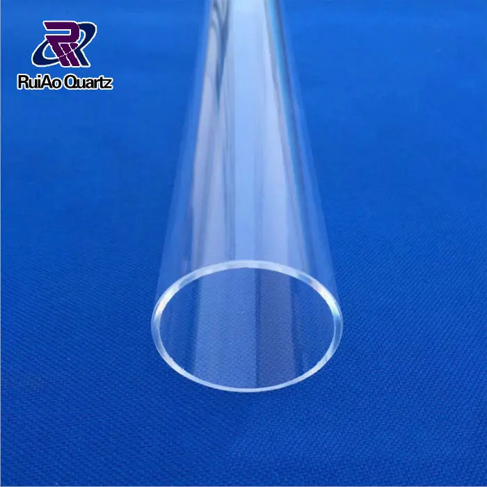High temperature pressure quartz glass tube pipe