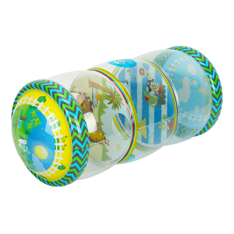 Baby Early Educational Crawling Training Pvc Inflatable Baby Roller Toys