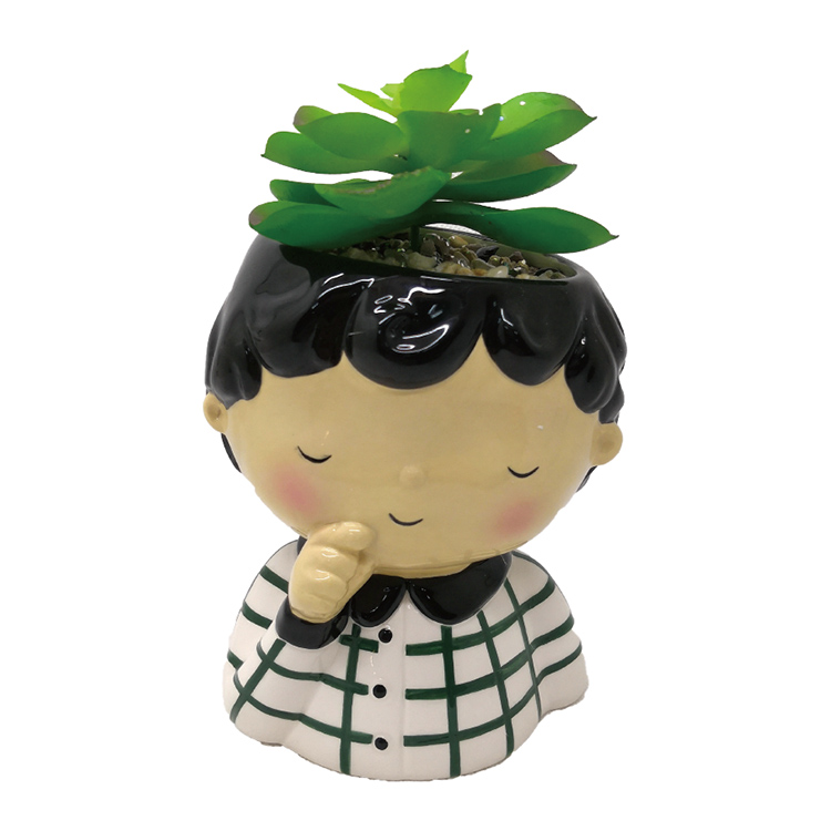 Wholesale High Quality Outdoor Indoor Garden Vase Mini Small Indoor Ceramic Plant Pots For Home