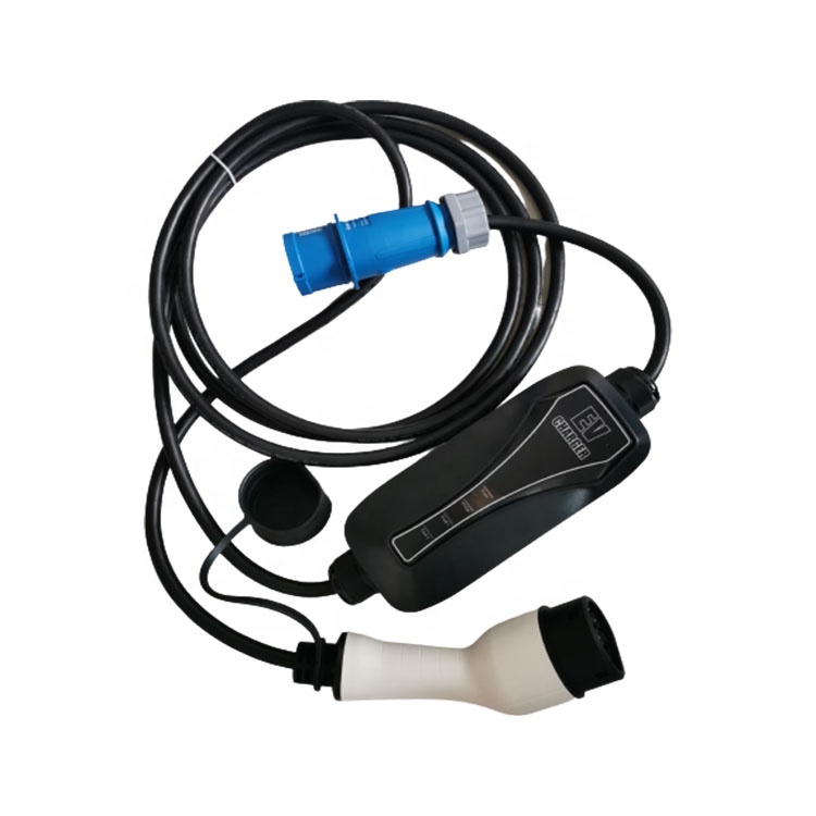 7 кВт мобильный IEC 62196 Тип 2 16A Портативный Смарт Ev автомобильные зарядные устройства для EV