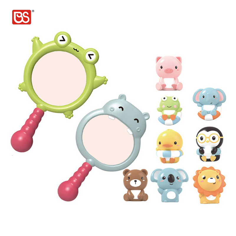 Wholesale New Bathing Educational Swimming Mini Bath Tub Water Net Educational Clean Up Mold Free Fishing Bath Toys
