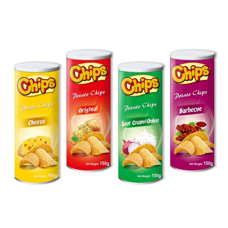 Wholesale Customized Potato Chips Private Label Potato Chips Potato Crisps Canned All Flavors Fruit Vegetable Food Exotic Snacks
