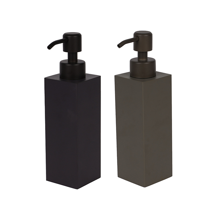 new product black 304 stainless steel 200ml hotel gel shampoo bottle soap dispenser pump