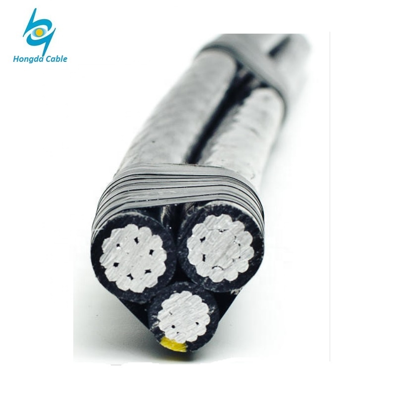 Скрученный кабель 0,6/1 кВ, электрический кабель XLPE ABC, кабель 4AWG 2AWG 1/0AWG 2/0AWG