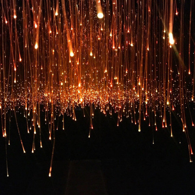 Plastic Optical Fiber Light Guide Starlight Optical Fiber Decoration Lights Hotel Optical Fiber Light