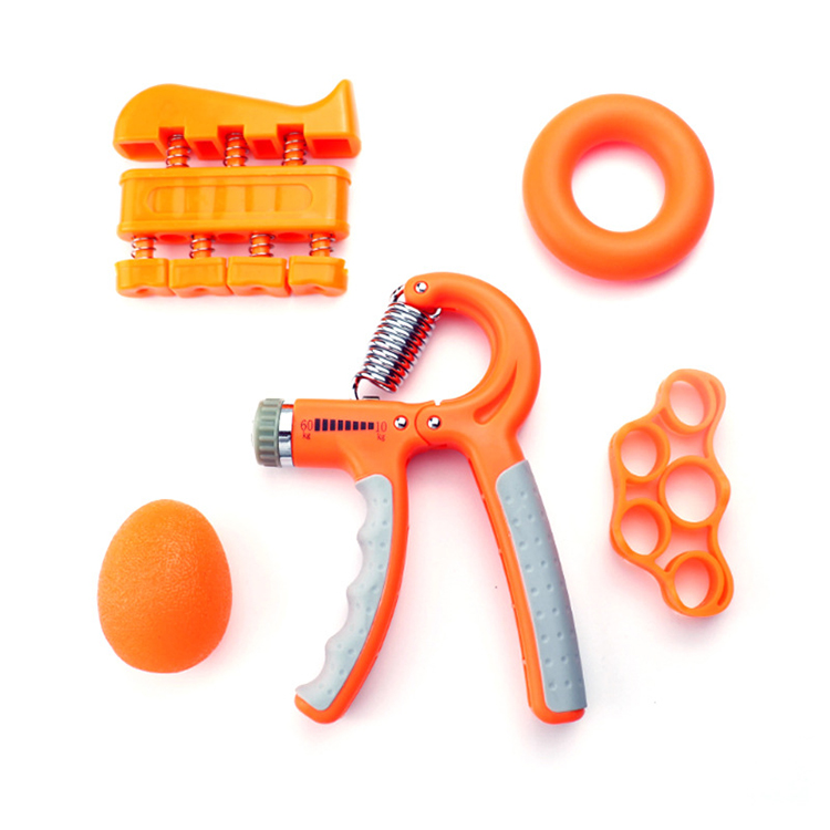 Grip Strength Trainer Counting Forearm Strengthener Workout Kit 5 Packs Adjustable Resistance Hand Grip Strengthener