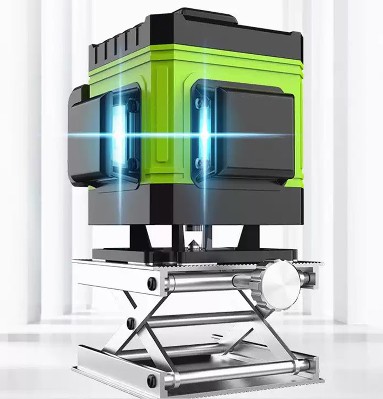 Бетон поперечная линия 3D мини 12 линий лазерный уровень с лазером зеленого цвета световой волны на открытом воздухе лазерный нивелир самовыравнивающийся поворотный 360