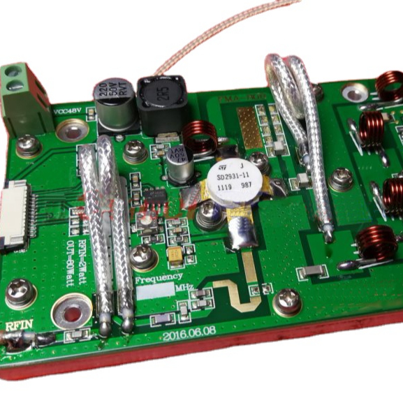 0-80W радио Радиостанция FM передатчик НАБОРЫ PCB FM стерео или подойдет как для повседневной носки, так менее 1 Вт 87,5-108 МГц FMA-80A 760 G wanrf WFM