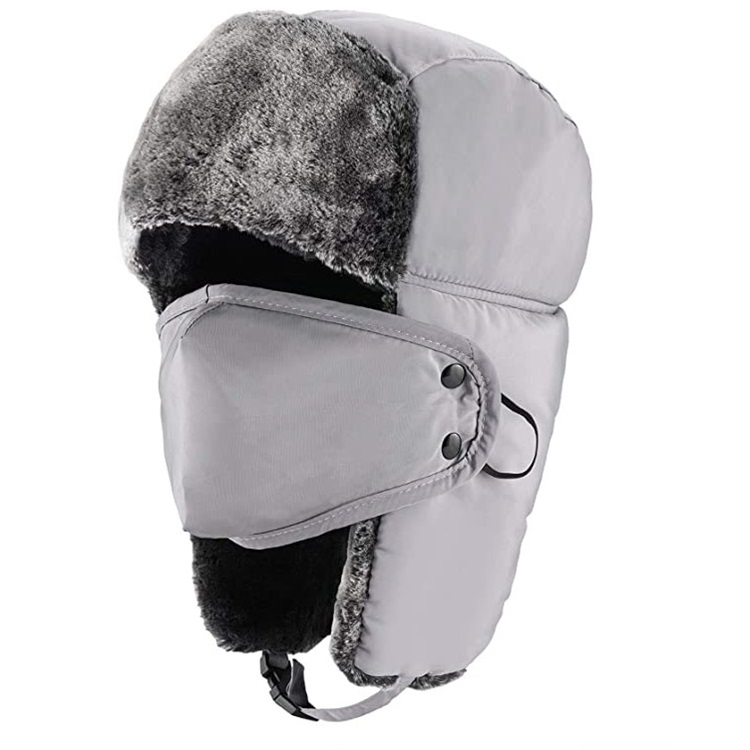 Custom fashion unisex Trapper Hat Winter Hats Warm Hat with Ear Flaps