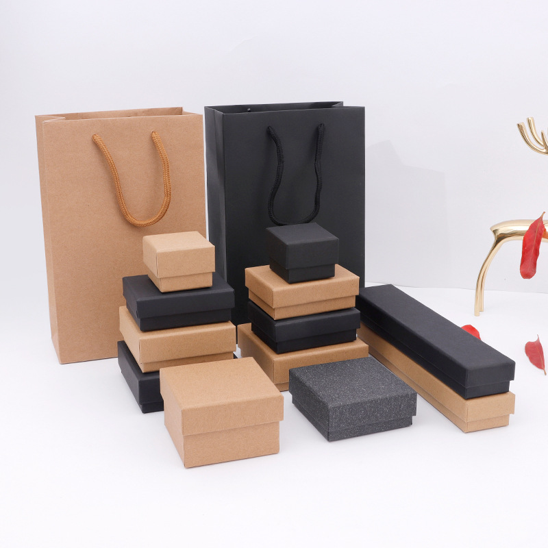 Wholesale Luxury Gift Box Jewelry Packaging Box Custom Logo Necklace Rings Bracelet Gift Box