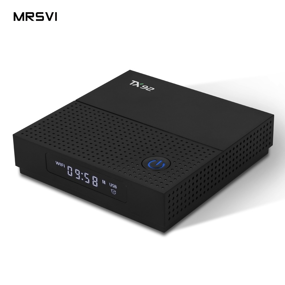 TX92 медиаплеер tvbox 2,4G/5G двухдиапазонный wifi прошивка обновление tx92 android smart tv box