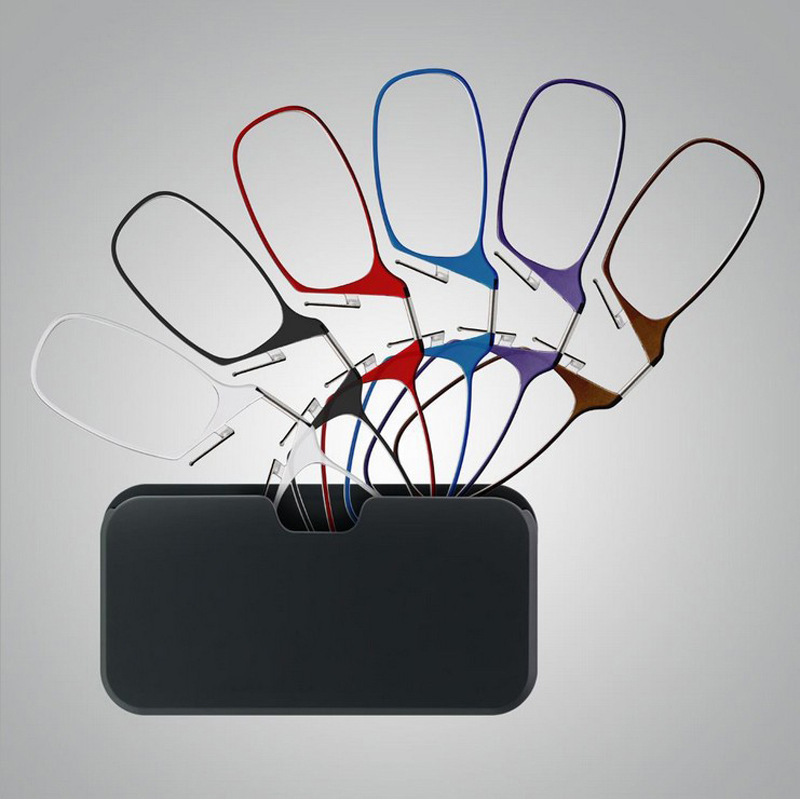 Factory Stock Pocket Mini Small Nose Clip Reading Glasses nose reading glasses wallet reading glasses without arms