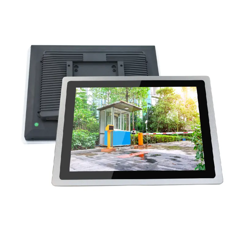 Ptr12W Industrial Wall Mount Pc Ip65 Win-Dows10 12 Inch Resistive Touch Screen All In One Embedded Industrial Panel Pc