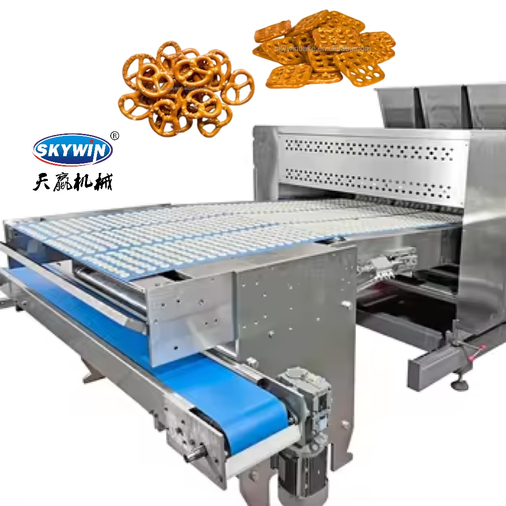 Full Automatic Pretzels Sticks Processing Line With Stick Biscuits Counting And Packing Line For Pocky Pretzel Biscuit