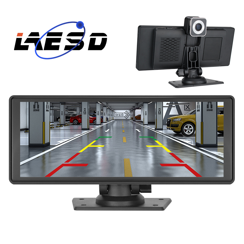 Автомобильный видеорегистратор 4k с двумя камерами gps wifi