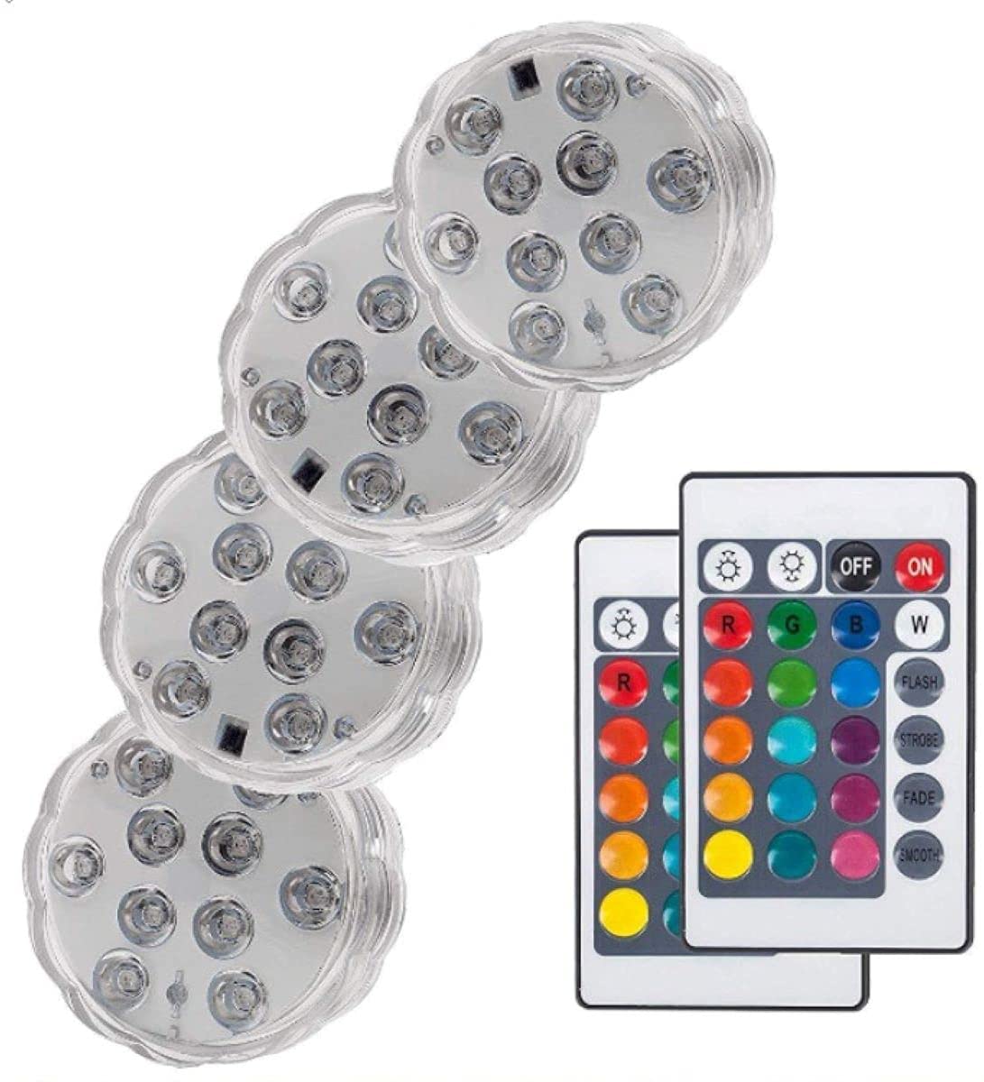 Wholesale High Quality RGB IP67 Waterproof Infrared Remote Control Submersible LED Lights IP67 Underwater LED Lamp