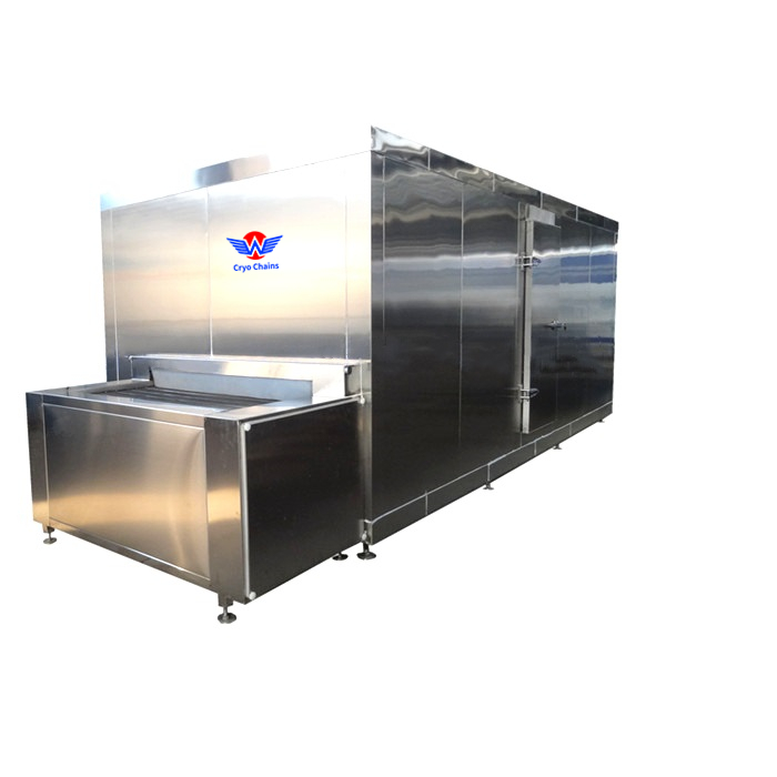 mini quick potato food French Fries air-blast iqf tunnel freezer freezing machine price for fruits