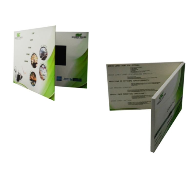 Europe Regional Feature and Card Product Type 2.8 inch LCD Video Business Card