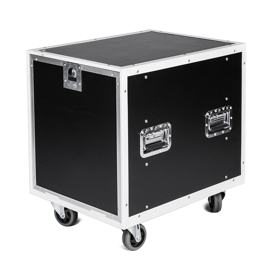 10U/16U Double Layer Proof Shaking Flight Case with Wheel Special Purpose Bags & Cases for Road Transportation