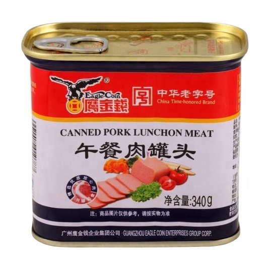 Консервированное мясное Свиное блюдо, мясо 340 г, хороший вкус, консервированная свинина