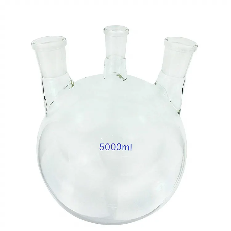 China Manufacture Triple 5000ml Three Neck Flask