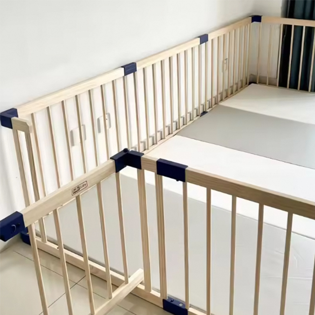 China's hot custom wooden foldable baby wooden children's playpen children's safety fence