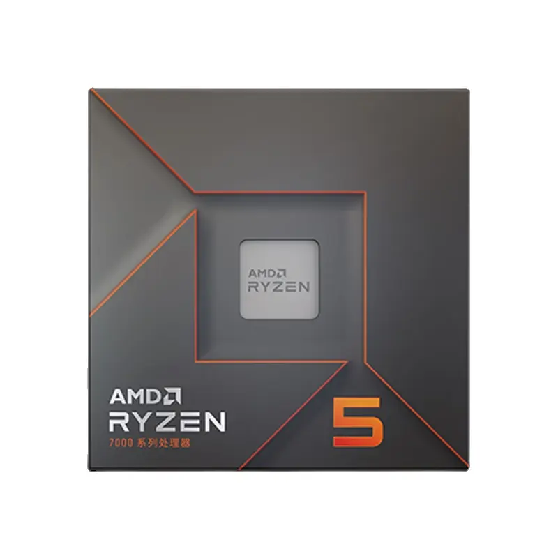 AMD R5 7600X - 6-Core 4.7 GHz - Socket AM5 - 105W Desktop Processor adapt to B650 X670 motherboard Memory DDR5