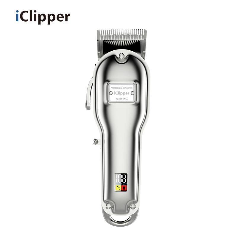 IClipper-K5s Новый профессиональный Электрический светодиодный дисплей для стрижки волос для мужчин