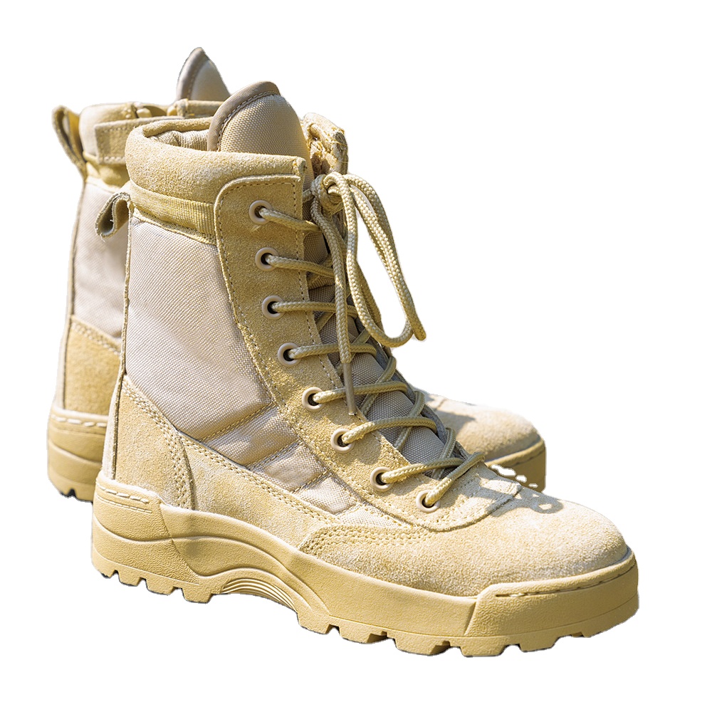 Zapatos Children'S Plus Velvet Boots Outdoor Hiking Training Breathable And Comfortable Winter Warmth Tactical Military Boots
