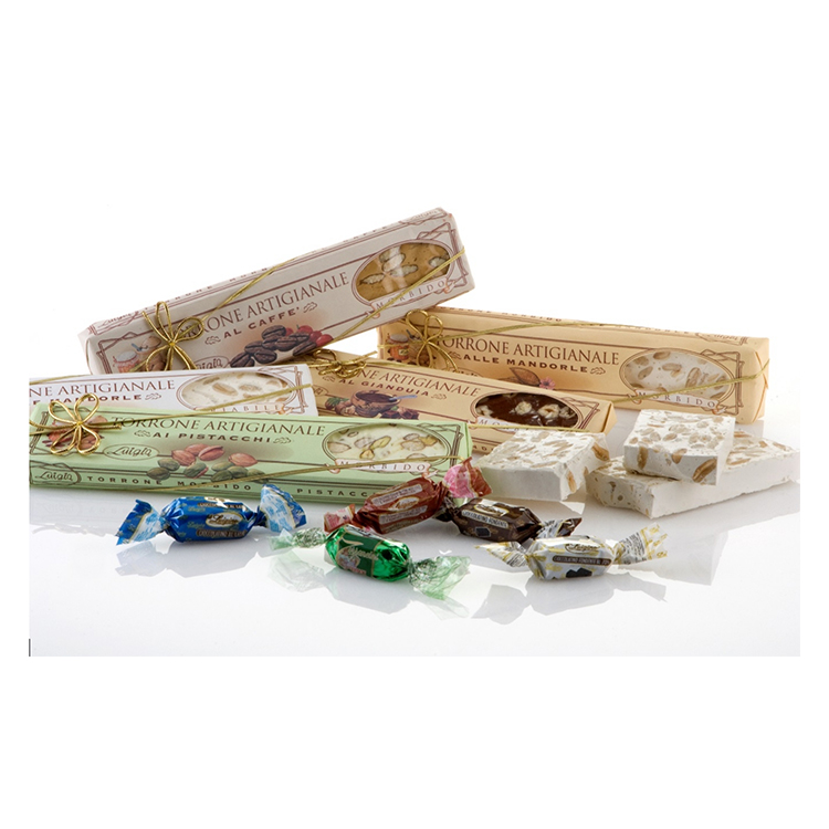 Classic Christmas Nut & Kernel Snacks Pistacchio Sweet Soft Nougat Snack Italian Candy