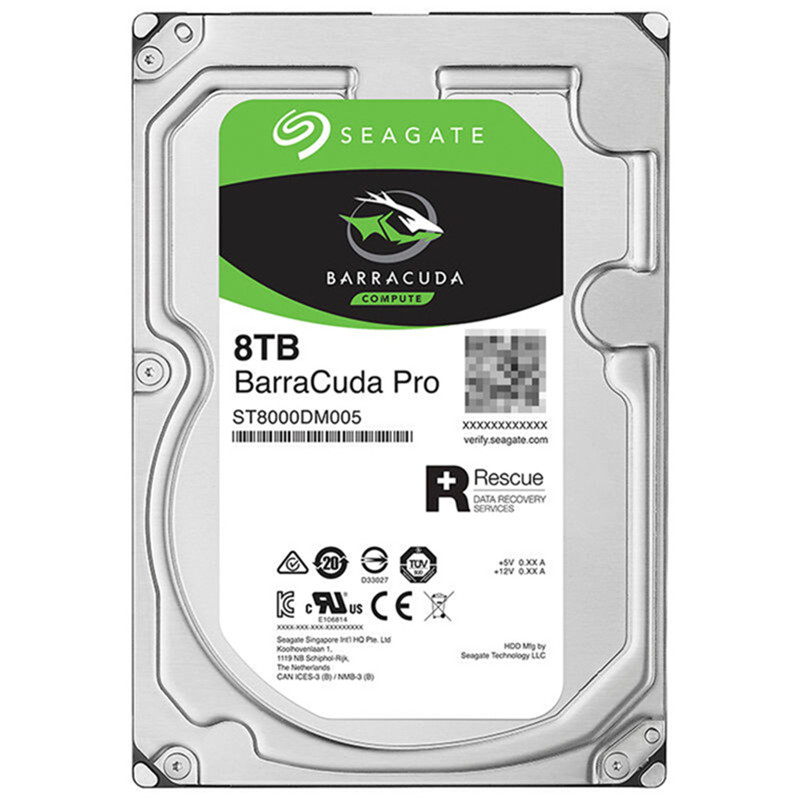 Seagate 8 ТБ 10 ТБ 12 ТБ 14 ТБ 16 ТБ 18 ТБ Настольный HDD внутренний жесткий диск 3,5 ''7200 RPM SATA 6 ГБ/сек. жесткий диск для компьютера