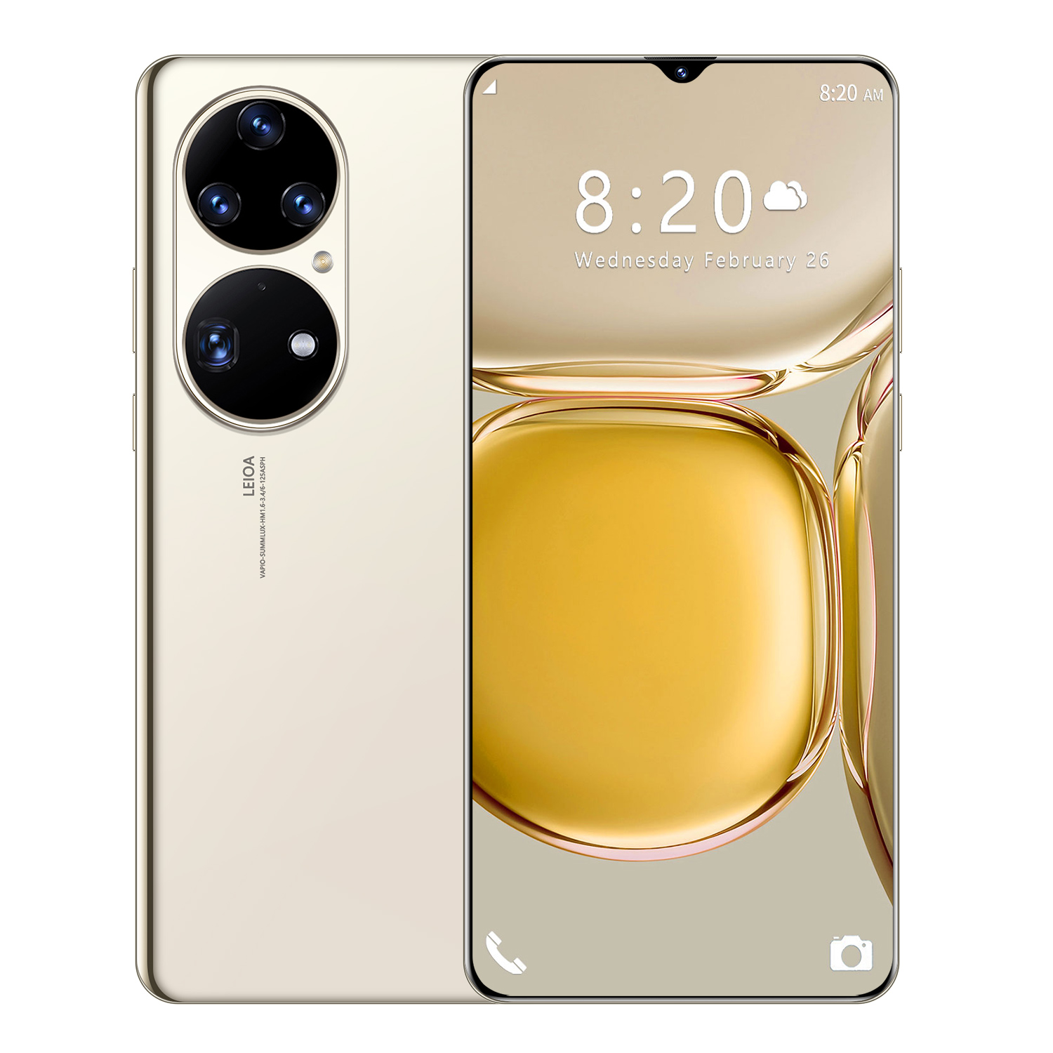 Смартфон P50 PLUS, разблокированный, 16 + 32 Мп, 10 ядер, две SIM-карты, 12 + 512 ГБ, 6,72 дюйма, Android 8,0
