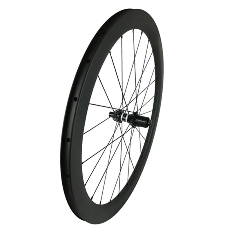 TB2346 Disc Brake Straight Pull Private Label Bicycle wheelset Carbon Fiber Road Bike Oem Bicycle wheel