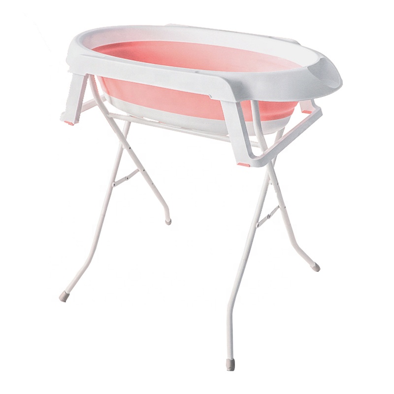 Wholesale Popular Newborn Baby Bath Stand With Bathtub And Drain Pipe Set