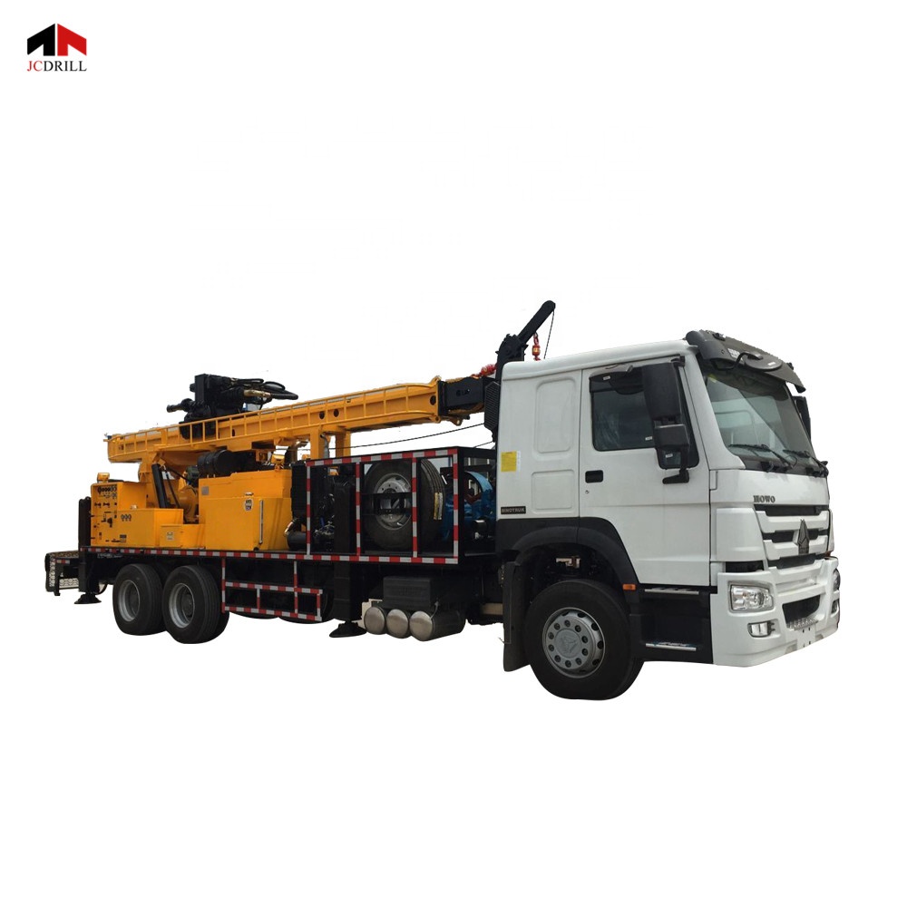Truck Mounted Hydraulic Deep Hole Borehole Water Well Drilling Machine