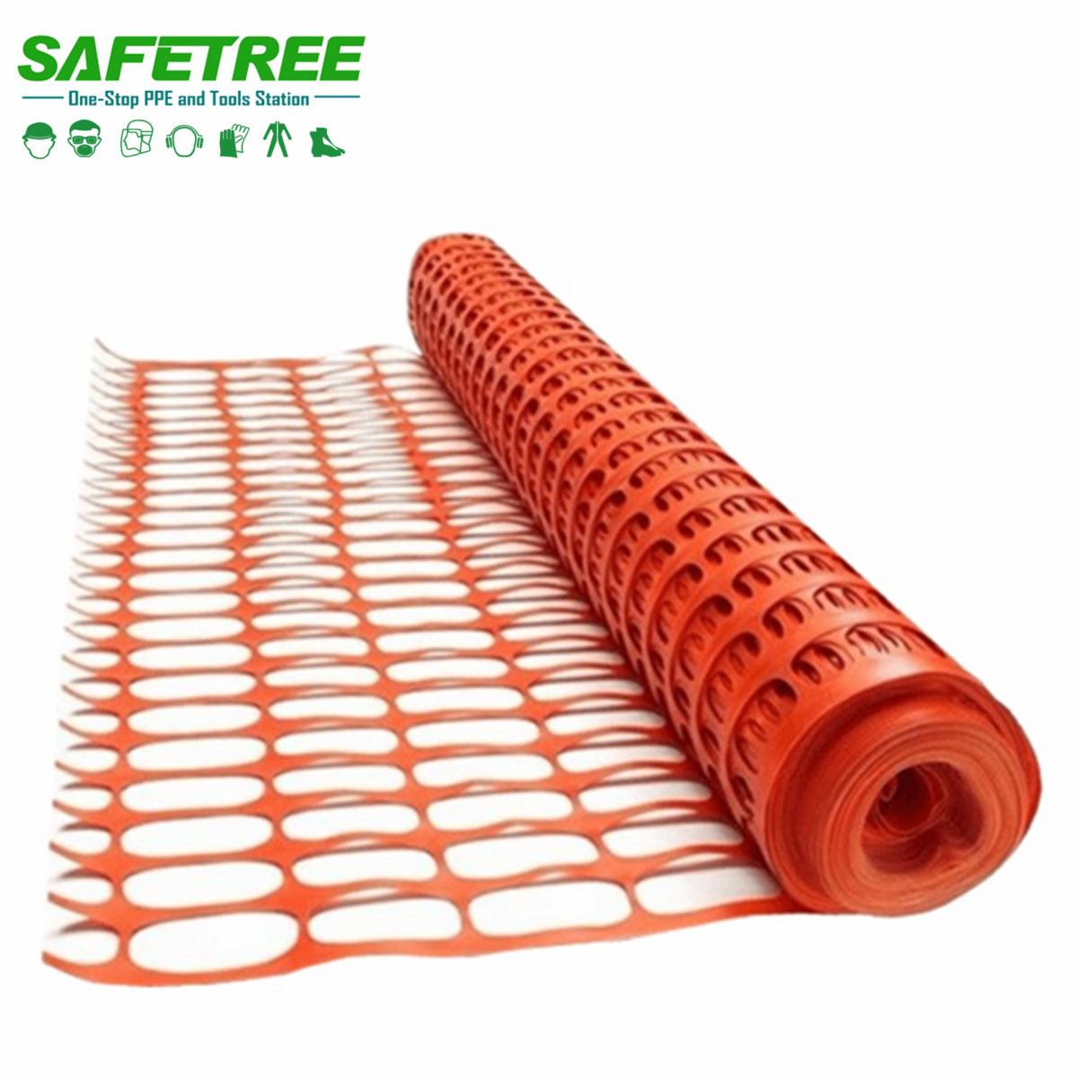 Оранжевый HDPE страховочной сеткой Барьерная сеть