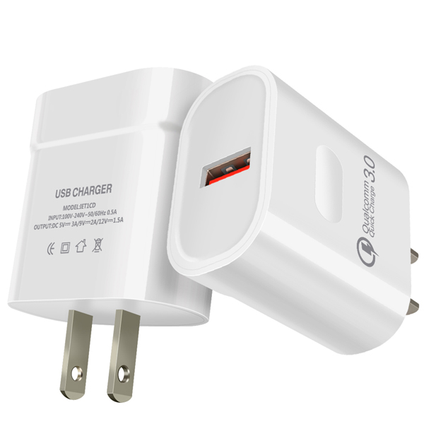 Сетевое зарядное устройство с usb-портом и поддержкой быстрой зарядки, 18 Вт