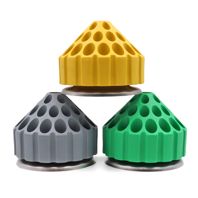 RTS Dental Rotatable 360 Degree Bur Holder Resin Tooth Drill Bur Rotating 35 Holes Bur Holder Box With Stand