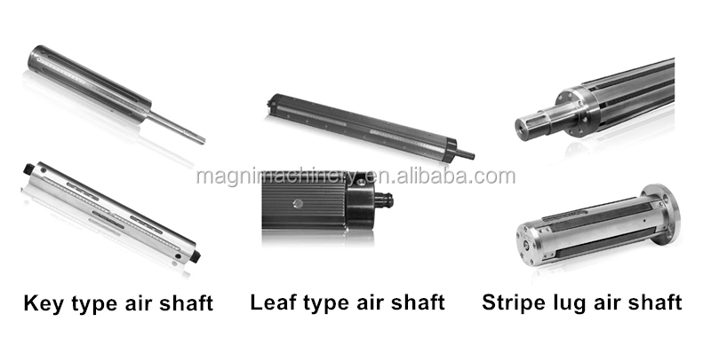 Winding And Unwinding Air Shaft Pneumatic Air Expending Shaft For All Kinds Of Machinery