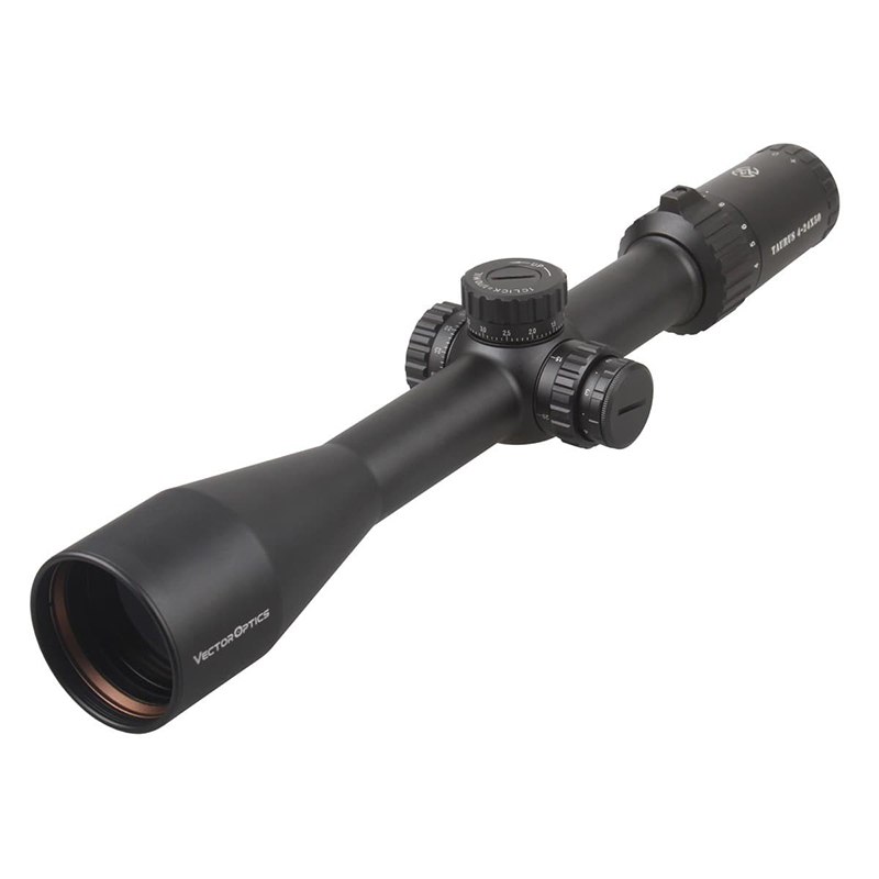 Vector Optics Taurus 4-24x50FFP Riflescope Equipped with 1/10 MIL 1cm, 0.1 MRAD Turret Etched Glass Illuminated MPX1