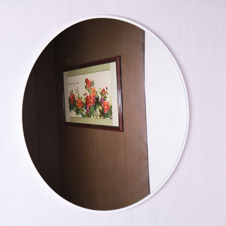 Metal Framed Round Mirror In Art Wall Mounted Mirror Vanity Mirror For Dressing Skin Care