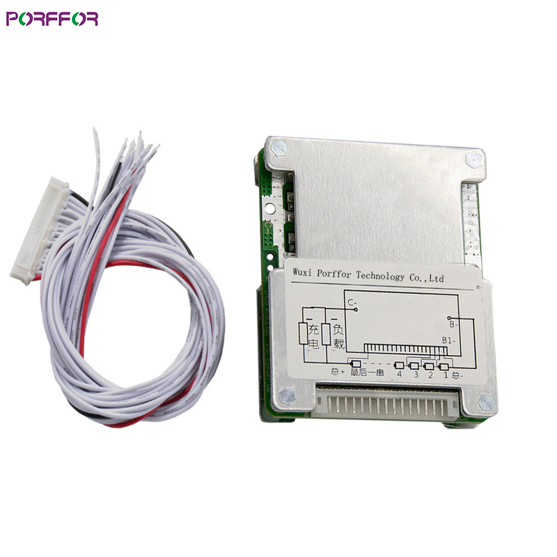 Lifepo4 Porffor BMS 36V 12 S 30A плата PCBA защита от разрядки заряда 3,2 V/cell 12 Series Battery BMS