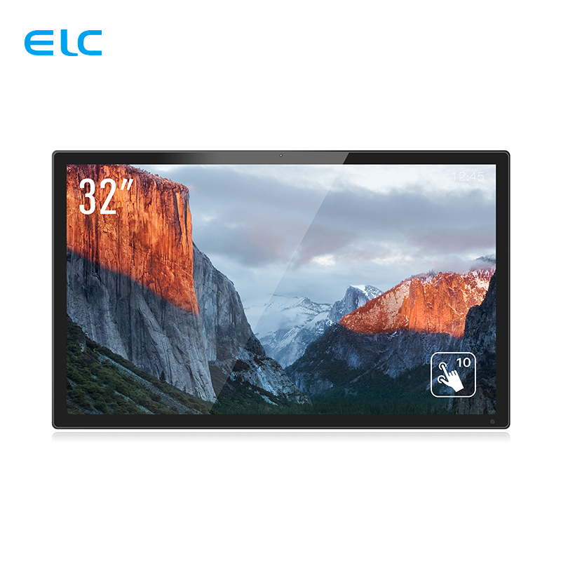 32 inch full HD panel IPS screen LED backlight front camera 10 points capacitive LCD monitor touch screen