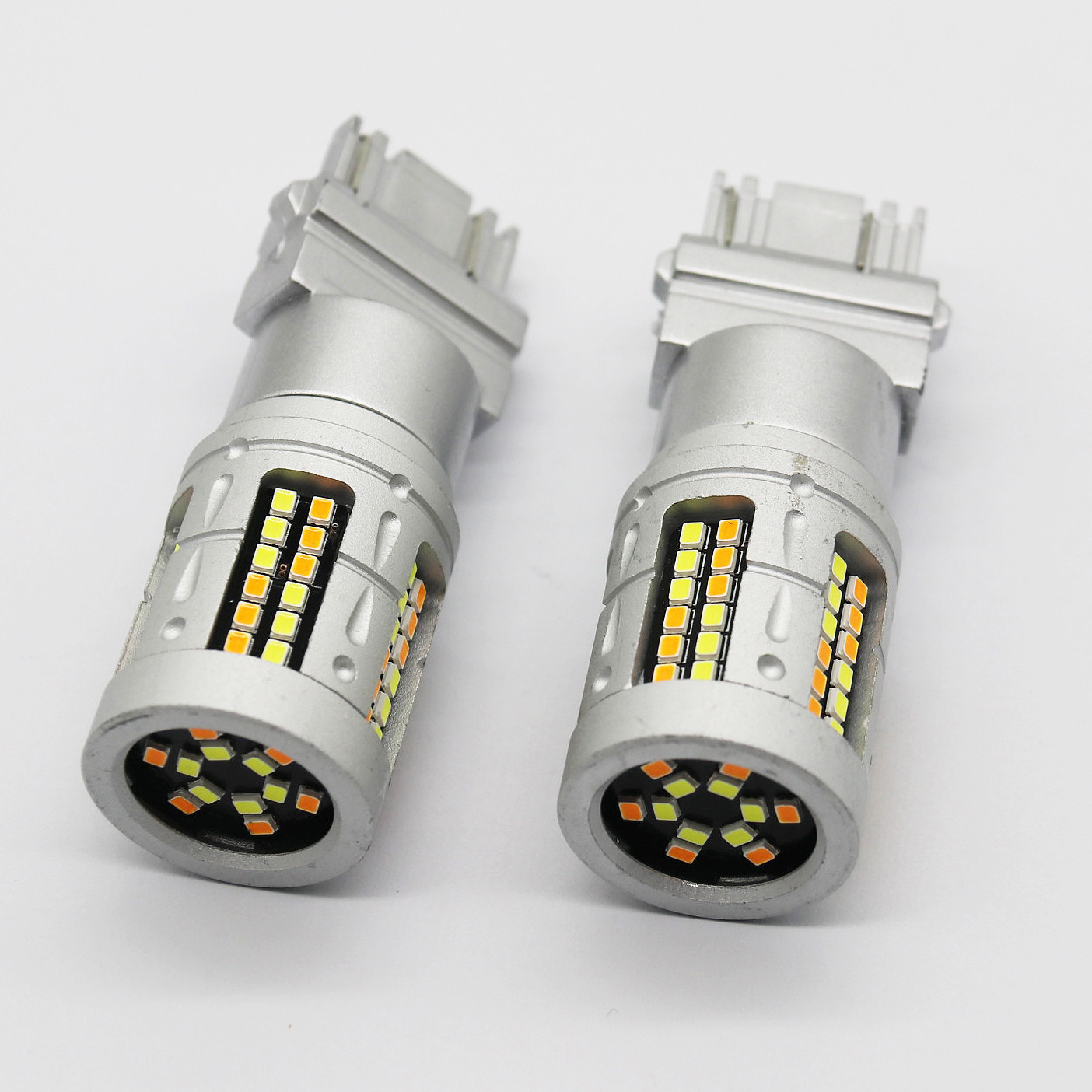 New design new invention strong canbus Dual Color Switchback LED Amber and white Daytime Running light Turn Signal Light