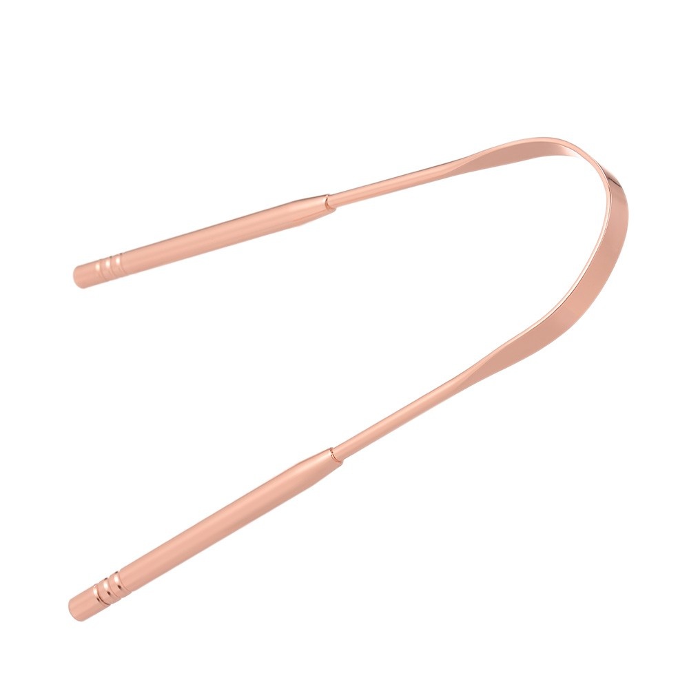 2 PCS Stainless Steel Tongue Scraper Oral Tongue Cleaner Mouth Tongue Cleaning Brush Fresh Breath Maker Oral Care Kit