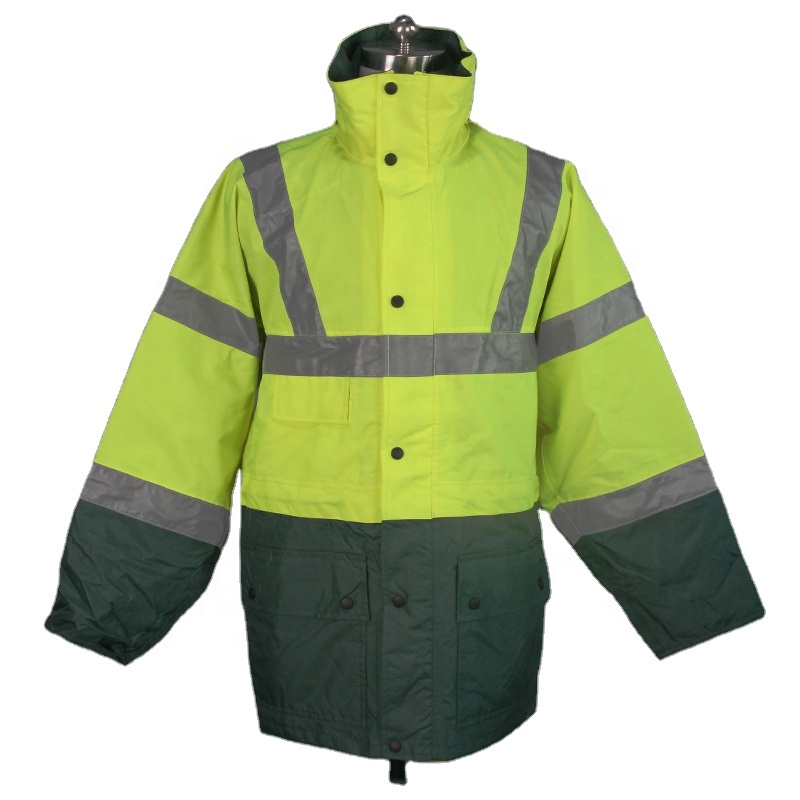Hi видимая мужская куртка с подкладкой, Анорак, куртка с подкладкой Hi Vis