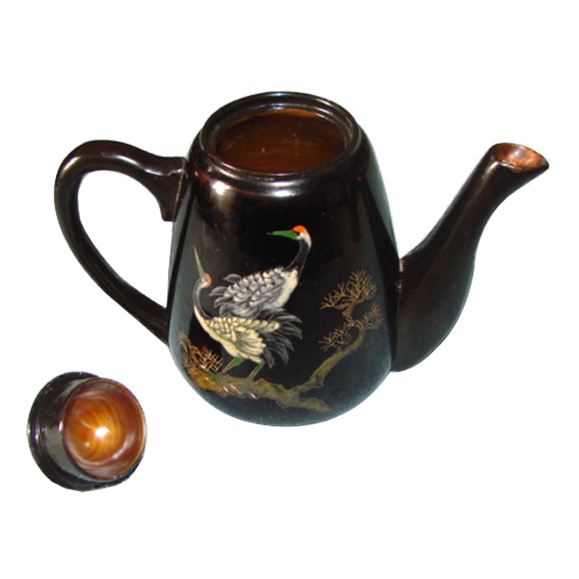 Customization Decal Ceramic Teapot And Cup Set China Style Printed Tea Set Cup Hot Sale Popular Round Stoneware Vintage Tea Cups