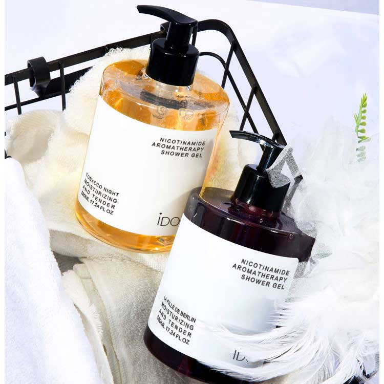 Отбеливающий органический гель для душа Niacinamide от частного бренда, 500 мл, ароматный лосьон для мытья тела
