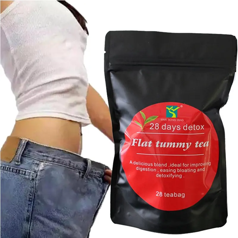 Burner Belly tea 28days detox slimming Chinese herbal green lose Fat burning weight loss Flat Tummy tea