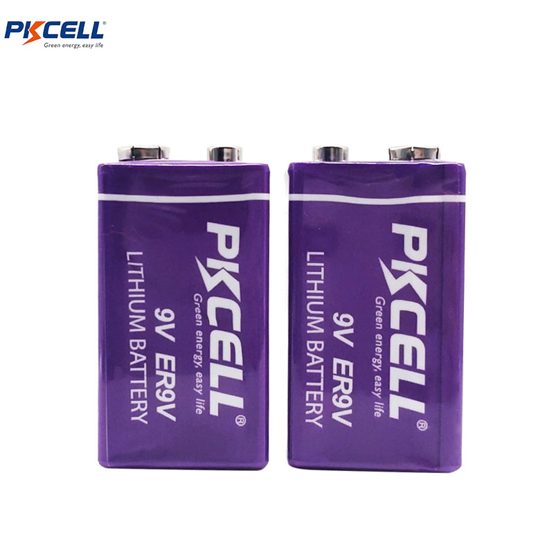 pkcell primary Lithium Li-SOCl2 Battery ER9V 1200mah for Digital control machine